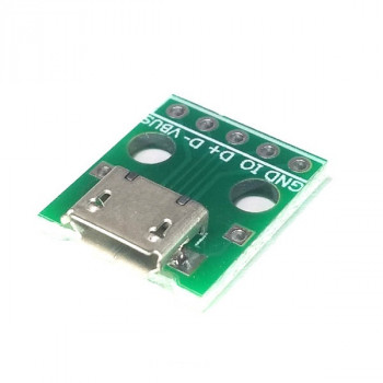 Гнездо USBmicro на плате 