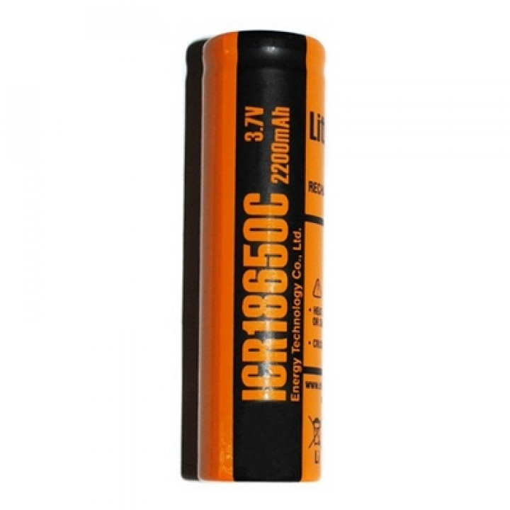 18650-PCM 2200mAh 3,7V ICR18650C ET Li-Ion (с защитой)