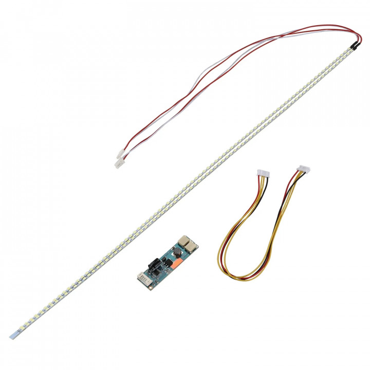 Комплект для подсветки LCD 470мм (2 с/д линейки, блок упр., кабель для подключ.) 