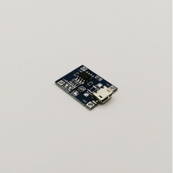 Контроллер заряда Li-Ion аккумулятора на TP4056 1A без защиты (разъем micro USB)                    