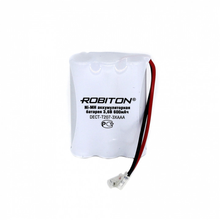 DECT-T207-3XAAA  ROBITON Ni-MH 3,6V 600mAh аккумулятор для р/тел                                    