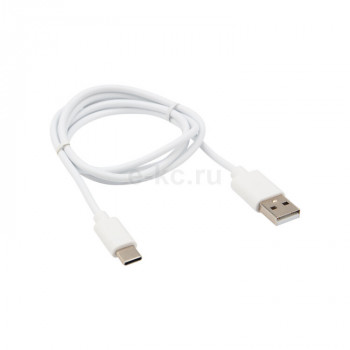Шнур USB 3.1 type C plyg- USB A plyg 1м белый REXANT                                                