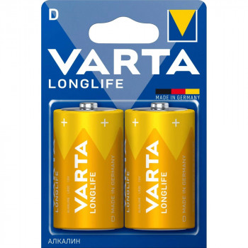LR20 VARTA LONGLIFE элемент алкал (BL2)