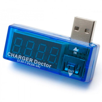 Тестер USB-зарядки Charger Doctor  Sunshine 2.8...30V 0...3A