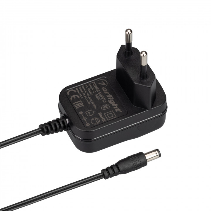 БП-05-10-5521 блок питания 5V 1A (угловой штекер 5,5/2,1мм) 