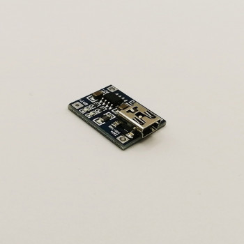 Контроллер заряда Li-Ion аккумулятора на TP4056 1A без защиты (разъем mini USB)                     