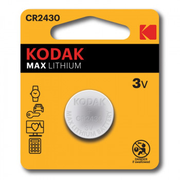 CR2430 KODAK MAX 3V Li батарейка (BL1)