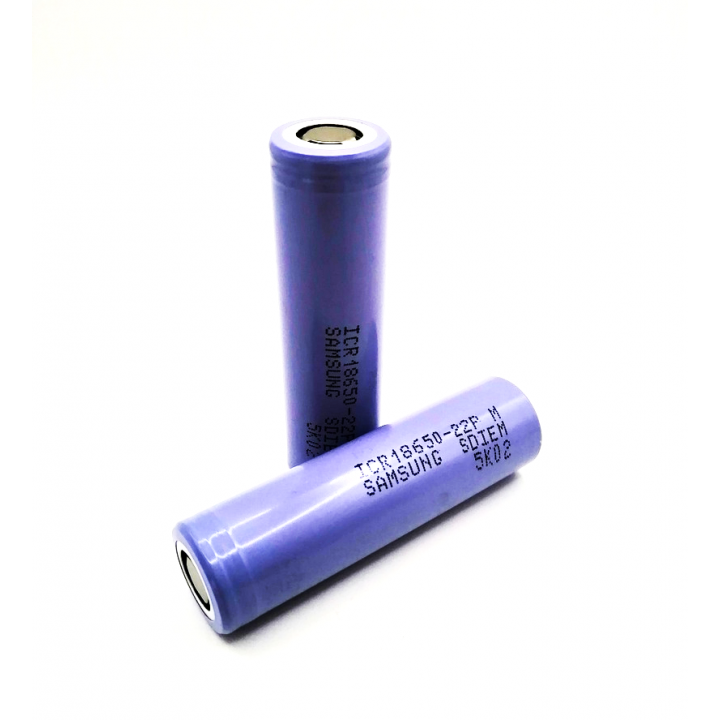 18650 2150mAh 3,7V ICR18650-22P Samsung Li-Ion (10A высокотоковый)