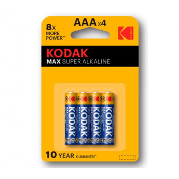 LR03 KODAK MAX  AAА элемент алкал (блистер 4шт)