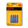 LR03 KODAK MAX  AAА элемент алкал (блистер 4шт)
