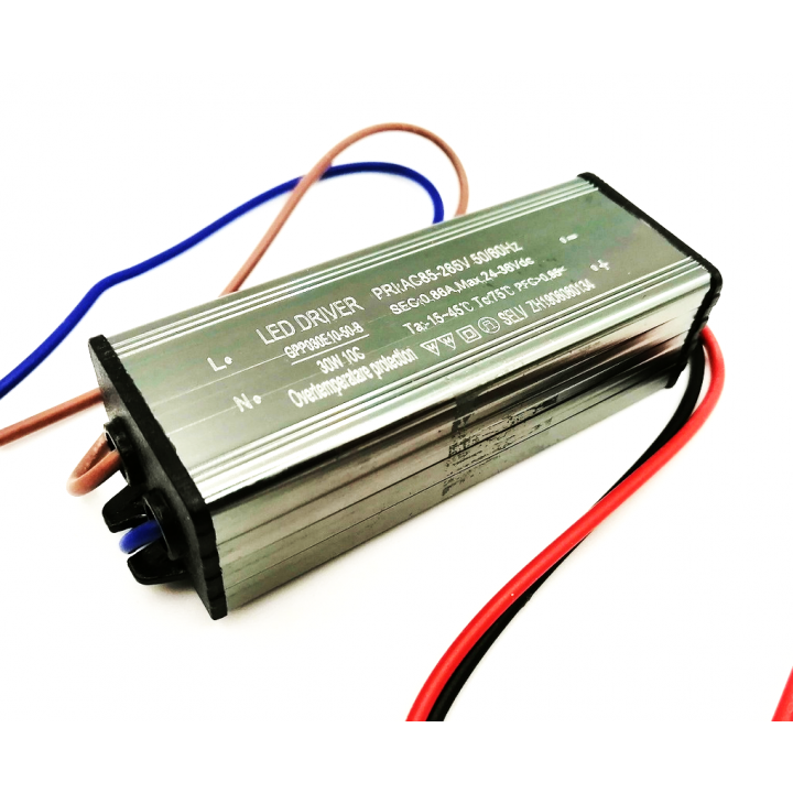 LED Driver  860mA 24-36VDC GPP030E10-50-B IP65 (для прожектора)                                     