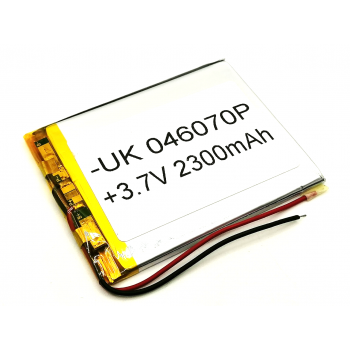 UK046070P Китай 3,7V 2300mAh Li-Ion аккумулятор                                                     