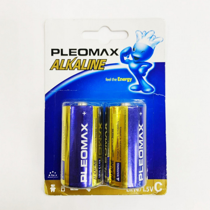 LR14 SAMSUNG Pleomax C элемент алкал (в блистере)