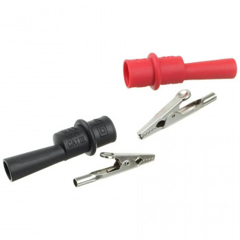 Зажим-крокодил BC55-30080 для щупов 4мм (пара) S-Line