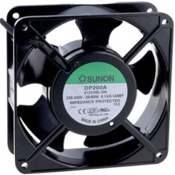 DP200A/2123XBL.GN 220VAC 0,14A 120*120*38мм вентилятор (шариковый подшипник, провод)                