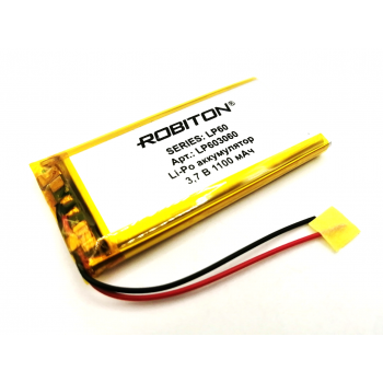 LP603060 Robiton 3,7V 1100mAh Li-Pol аккумулятор