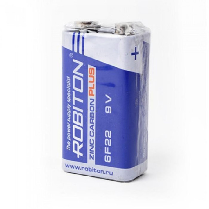 6F22 ROBITON 9V(Крона) батарея                                                                      