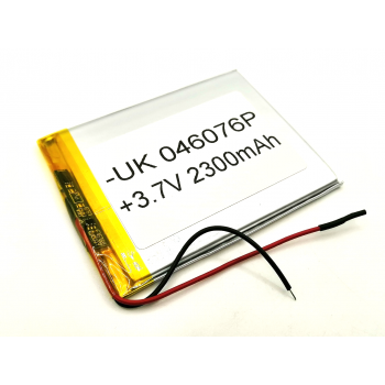 UK046076P Китай 3,7V 2300mAh Li-Ion аккумулятор                                                     