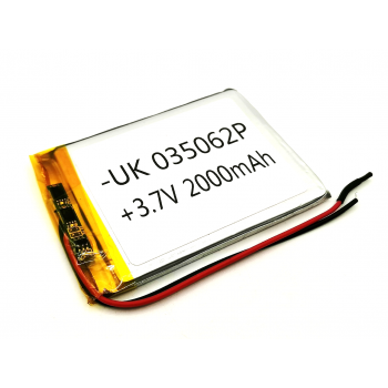 UK035062P  Китай 3,7V 2000mAh Li-Pol аккумулятор