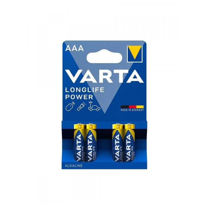 LR03 VARTA LONGLIFE POWER AAA элемент алкал (BL4)