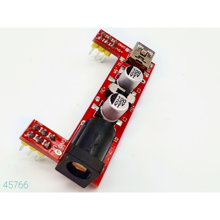Модуль питания MB102 для Arduino miniUSB 3,3V/5.0V max 0.5A                                         