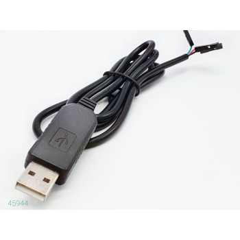 Преобразователь уровней USB на TTL/RS232 с кабелем и 4-мя контактами                                