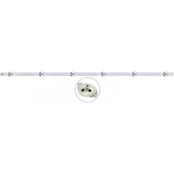 Планка LED SVJ320AK0_Rev07_6LED (585мм 6 линз 3V/Led)