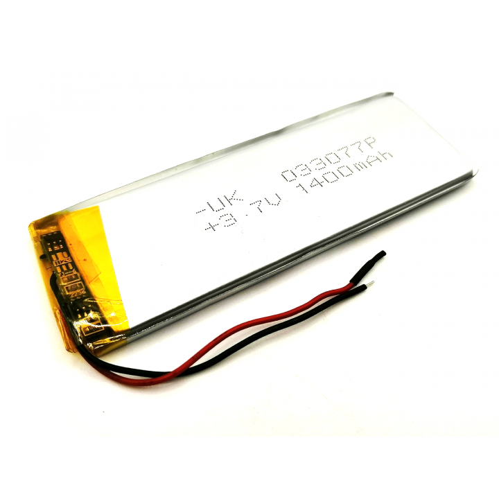 UK033077P Китай 3,7V 1400mAh Li-Ion аккумулятор