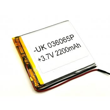 UK036065P Китай 3,7V 2200mAh Li-Pol аккумулятор                                                     
