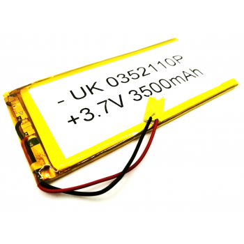 UK0352110P Китай 3,7V 3500mAh Li-Pol аккумулятор                                                    