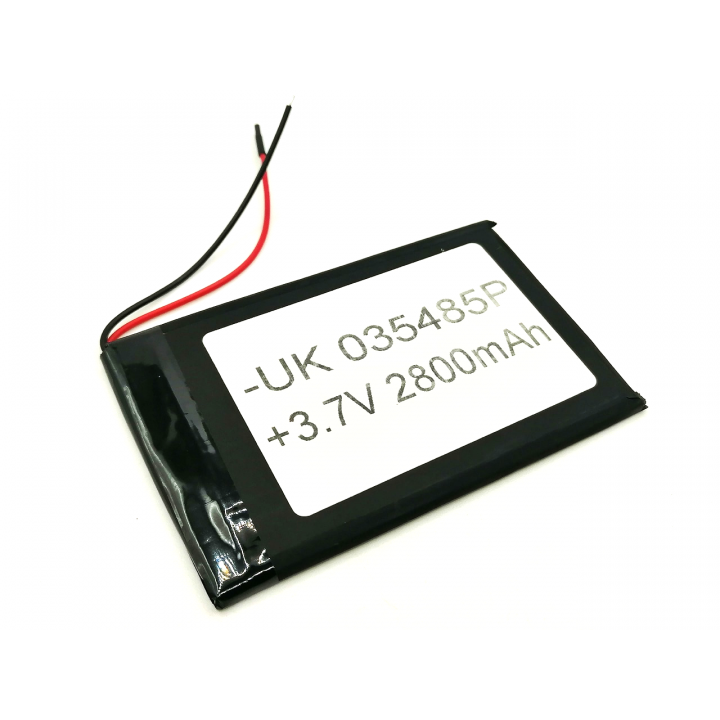 UK035485P Китай 3,7V 2800mAh Li-Ion аккумулятор                                                     