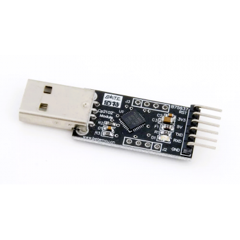 Преобразователь уровней USB- UART/COM на м/сх CP2102 6pin (black)