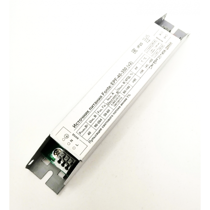 LED Driver  280mA/300mA/350mA 80-140 VDC EPF-40-350 v2                                              