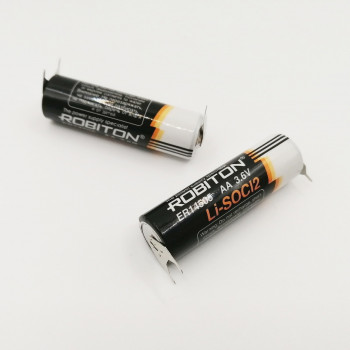 ER14505-P1M2 3,6V Li ROBITON батарейка (с жесткими выводами)                                        