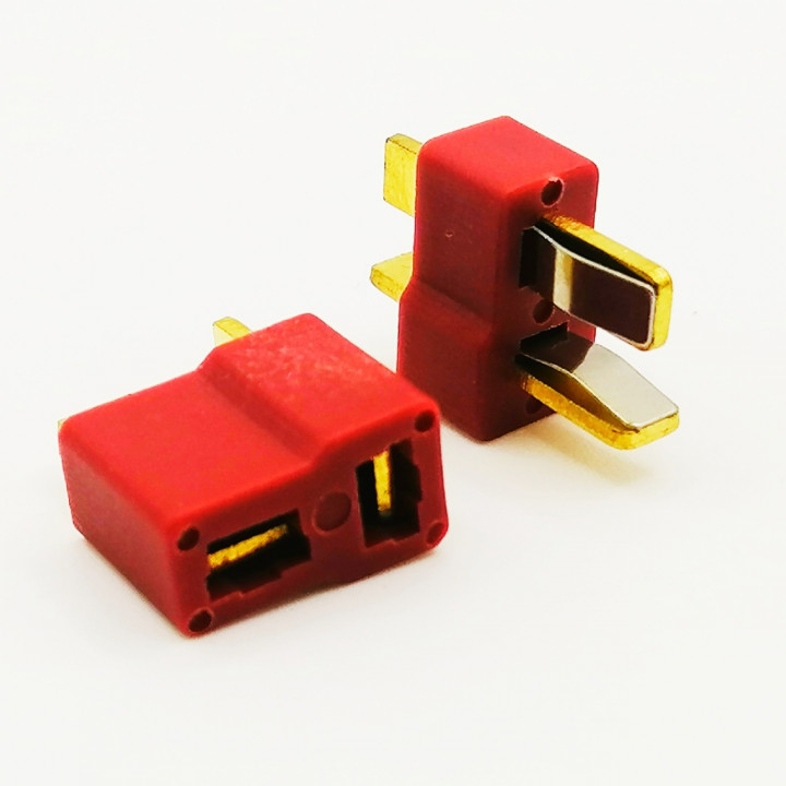 Разъем T-plug normal 2 pin (комплект папа+мама)