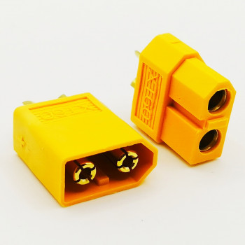 Разъем XT60T-plug 2 pin (комплект папа+мама)