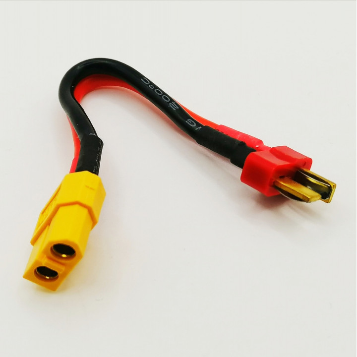 Коннектор-переходник T-Plug (M) на XT60 (F) (108249)