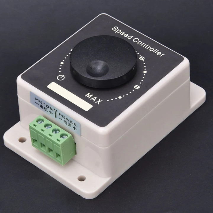 Регулятор оборотов двигателя ШИМ 10A 10-60VDC CCM96SK (в корпусе)