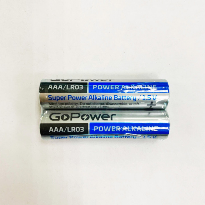 LR03 GoPower AAA элемент алкал (без блистера)                                            