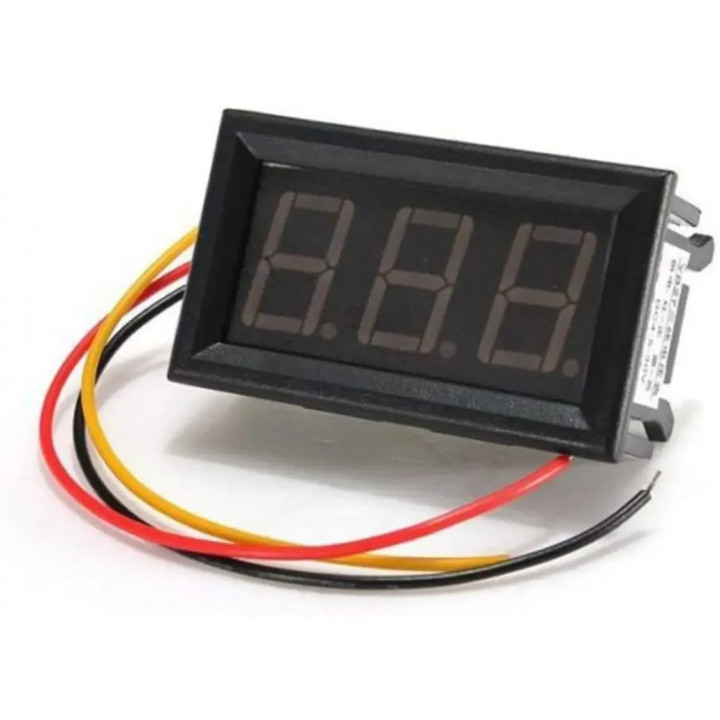 Вольтметр цифровой 0.56" 0-30VDC синий