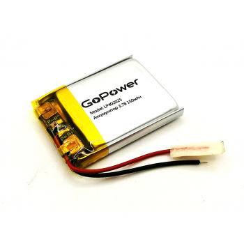 LP402025 GoPower 3,7V 150mAh Li-Pol аккумулятор