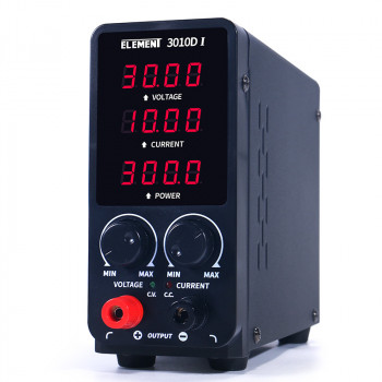ELEMENT 3010D-I блок питания цифровой лабораторный 0…30V 10A с/диод индикатор (импульсный)