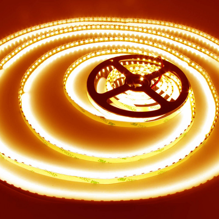 3528 120Led/m 300Lm/m 24V Econom белая теплая