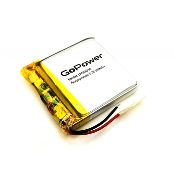 LP603030 GoPower 3,7V 500mAh Li-Ion аккумулятор