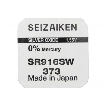 SR616SW/373 1,55V SEIZAIKEN батарейка серебряно-цинковая (made in Japan)