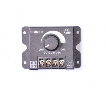 Диммер 12-24V 30A 360/720W  с потенциометром 