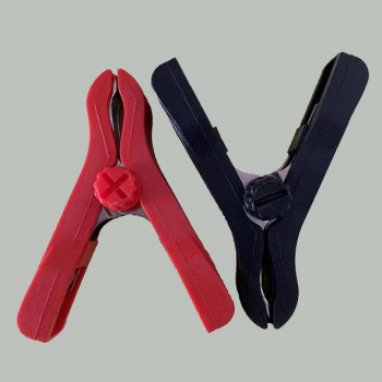 Зажим крокодил на вилку 80мм 50A (пара) PREMIER