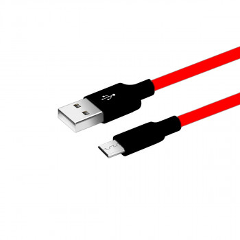 Шнур USB A 3.0 plyg- type C 5pin 5A FAST 1м UN-93 красный силикон 