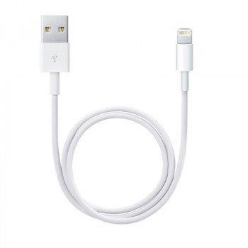 Шнур USB A -Lightning (iPhone) 2.1A FAST 2м белый ПВХ GoPower (GP01L-2M)