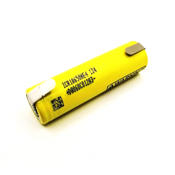 18650-FT 2500mAh 3,7V ICR18650HE4 LG Li-Ion (20A высокотоковый) (с лепестками)